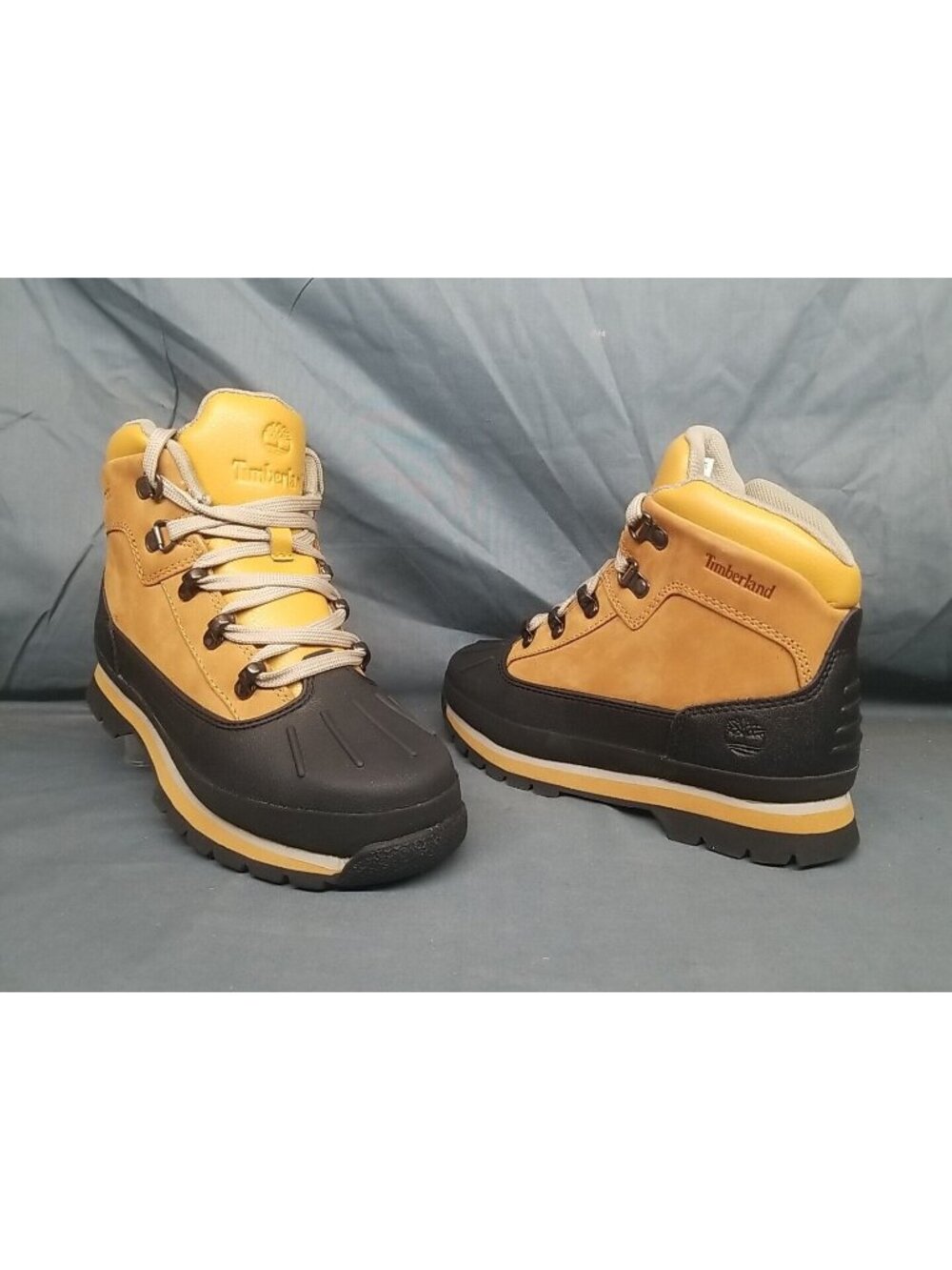 Timberland Euro Hiker Shell Toe Boot Waterproof Wheat Boys Size 4 NEW NO BOX!